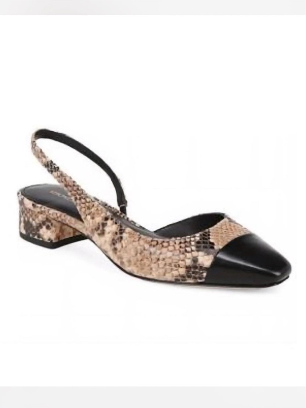 Veronica Beard Cecile Slingback Pumps – Latte Snakeskin Print – Women’s Size 7 - Picture 10 of 10